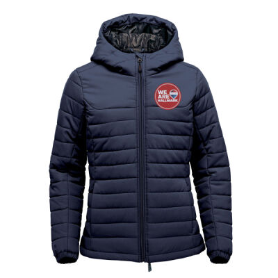 Nautilus Womens Embroidered Quilted Hoodie Thumbnail